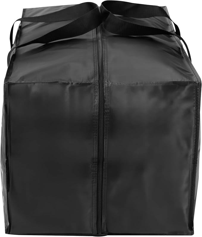 Hefty Moving Bag – Extra Large Double Zipper Backpack – Heavy Duty, Water Resistant, Foldable, Reusable Packing & Storage Tote with Shoulder Straps for Garage and Basement Organization – 2 Pack