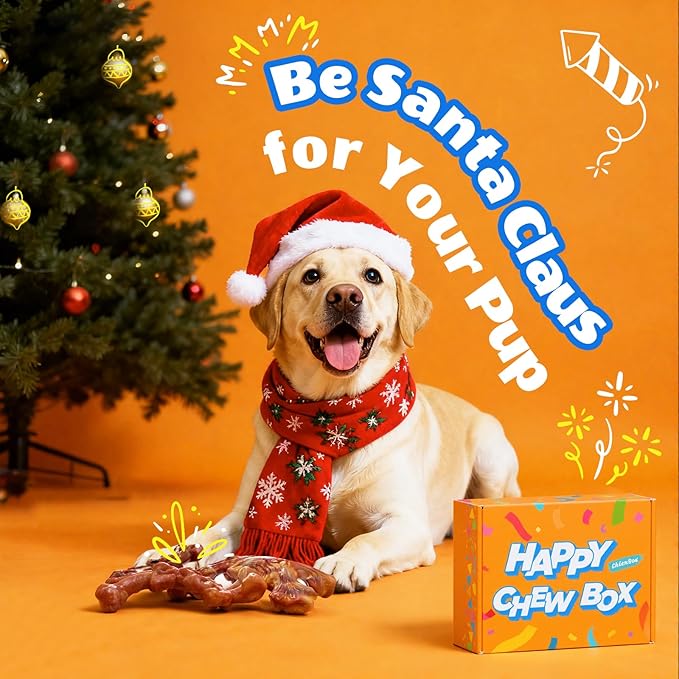 Dog Toys for Aggressive Chewers: Gift Box with 3 Pack Dog Chew Toys, Indestructible Dog Toy for Large Dogs Birthday, Tough Dog Toys to Keep Them Busy, Chew Toys for Dogs, Bacon Flavor