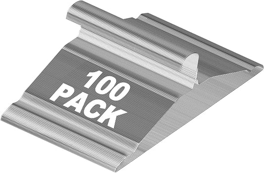 100 Pack Bulk Metal Clothes Hangers, Heavy Duty Wire Coat Hangers, Non-Slip, Ultra Thin Space Saving Hangers for Closet, Shirts, Suits, Pants, 16 Inch