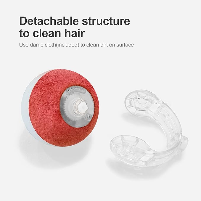 Interactive Cat Toys for Indoor Cats,The 3rd Generation Agile Moving Cat Ball with Elastic Mesh Tail,Automatic Kitten Toys for Bored Indoor Adult Cats,Motion Activated (Green)