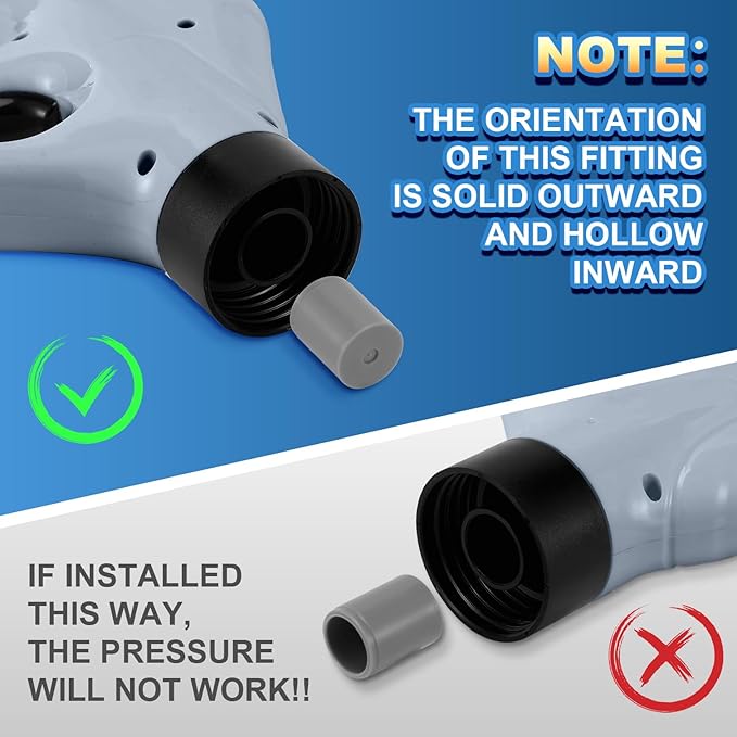 Toilet Plunger, High Pressure Toilet Plunger,Toilet Auger Air Drain Blaster with Real-Time, Heavy Duty Plunger for Bathroom and Plumbing Clogs (Grey)