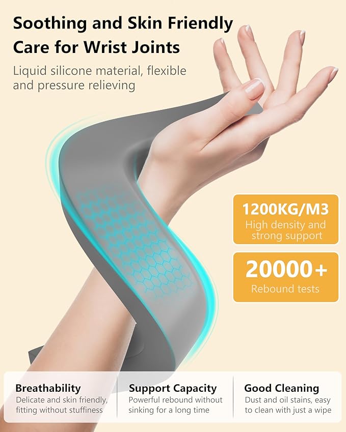 NTMY Laptop Stand for Desk with Wrist Support, Aluminum Computer Stand for Laptop,Ventilated Ergonomic Holder Mount Riser for MacBook Air/HP/Dell/Acer/Lenovo 10-17.3'' (Black)