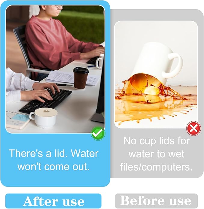 Silicone Lids for Cups, Silicone Cup Covers, Colored Universal Cup Lids, Reusable Mug Cover, Food Grade Dust-proof Airtight Seal Lids for Mugs Tea Cups Coffee Cup