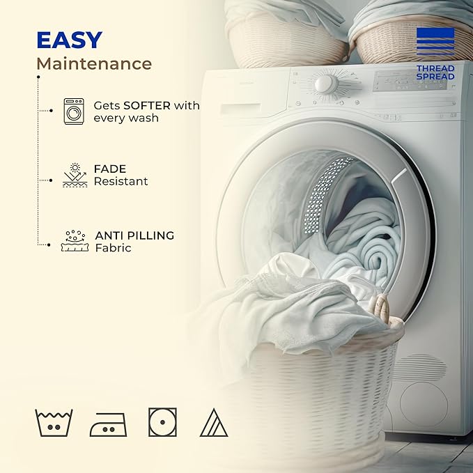 THREAD SPREAD 100% Egyptian Cotton Sheets Sets Full Size - 600 Thread Count Sheets 4 PC 16" Deep Pocket Full Size Sheets Set, High Thread Count Soft Cooling Sateen Hotel Luxury Sheets Set - Light Blue