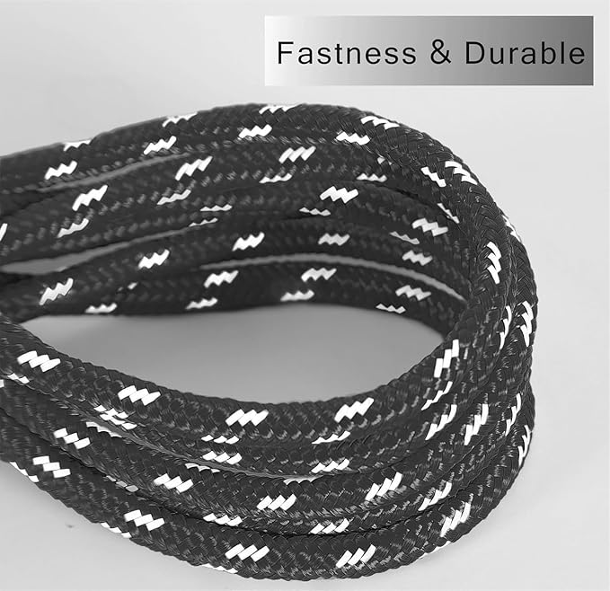 Reflective Cat Leash -15FT Cat Cable Out Escape Proof Walking Yard Long Durable Safe Leash Traning Play Outdoor for Puppies/Kittens/Small Animals(Black)