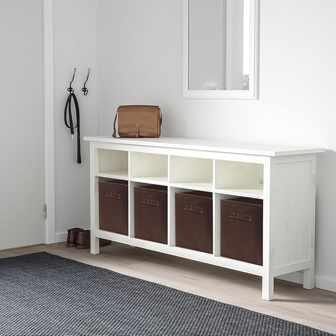 ShellKingdom Foldable Fabric Storage Cubes And Cloth Storage Organizer Drawer For Closet And Toys, 2 Pack (Chocolate)