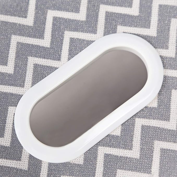 MAX Houser Fabric Cloth Storage Bins,Foldable Storage Cubes Organizer Baskets with Dual Handles for Home Bedroom Storage,Set of 6 (Grey)