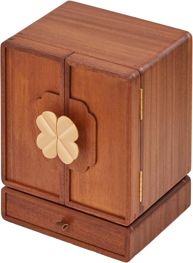 Jewelry Box for Women Wooden Jewelry Box Organizer With Drawers Jewelry Storage Organizer for Earring, Ring, Necklace, Bracelets