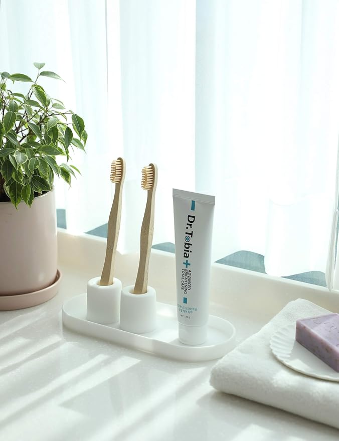 Lazy K Silicone Tray - Small Vanity Tray Organizer - Spoon Rest Holder - Multi-Purpose Modern Kitchen Sink, Bathroom, Counter Organizer (White)