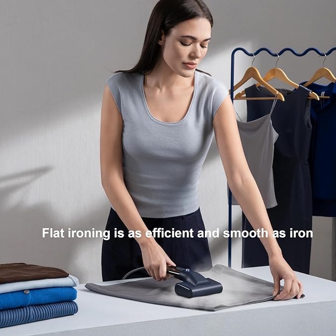 G10 Steamer for Clothes, Portable Iron and Travel Steamer, Handheld Garment Steamer, 0.9 lbs,1200W Mini Steam Iron for Travel and Home (Blue Only for 120V)