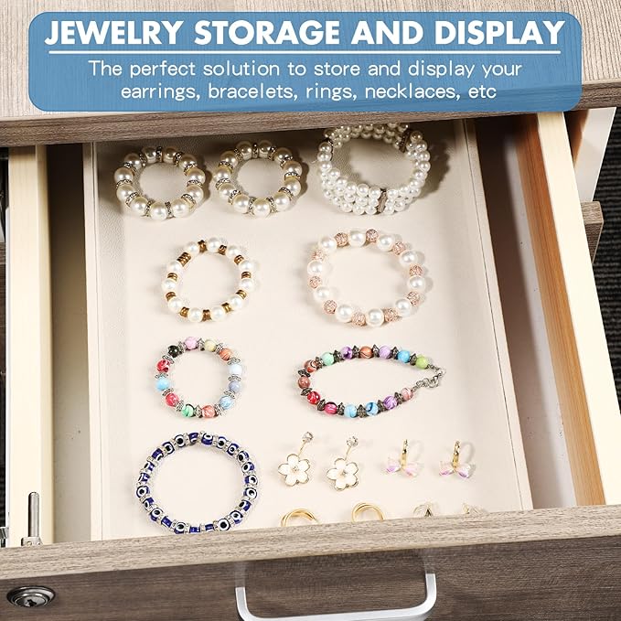 Quelay Stackable Jewelry Tray Jewelry Organizer Tray Showcase Display Empty Plate Bracelet Ring Earring Organizer