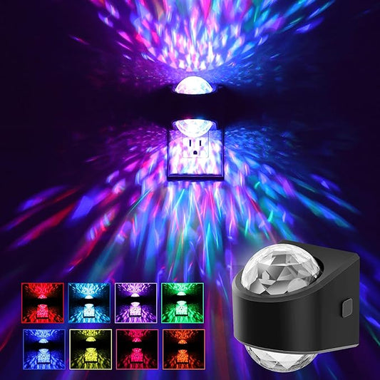 L LOHAS LED Night Light for Kids,Night Light Projector with Dusk to Dawn Sensor,9 Color Changing, Star Projector Galaxy Nightlight for Playroom Decor Party Birthday Gifts