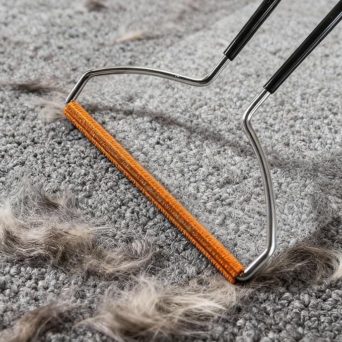 AstraLoom Pet Hair Removal Glove for Cats & Dogs,Reusable Electrostatic Pet Hair Remover Tool for Furniture, Carpet, Clothing, Car Seat (2PCS)