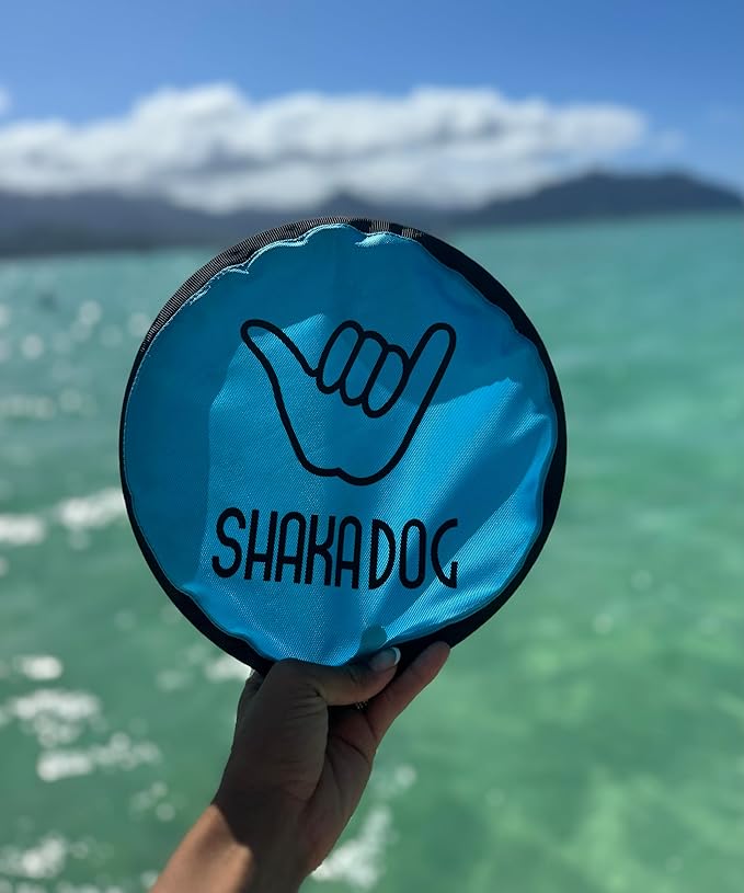 Shaka ZippyToss Flying Dog Disc Interative Fetch Toy 9" (Multi-Color, Pack of 5)