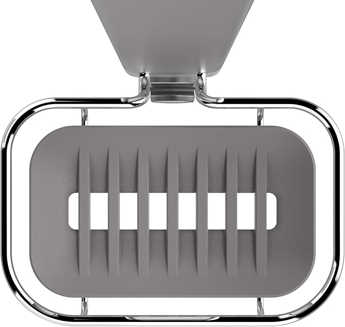 simplehuman Over-Door Shower Caddy, Stainless Steel and Anodized Aluminum