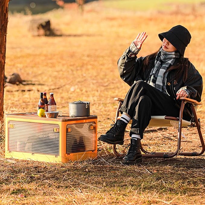 3 PACK Stackable Storage Bins, 83 Liters Closet Organizers with 3 Lids, Wheels, Drawers, Foldable Collapsible Box for Clothes and Camping Out Doors Bins, White