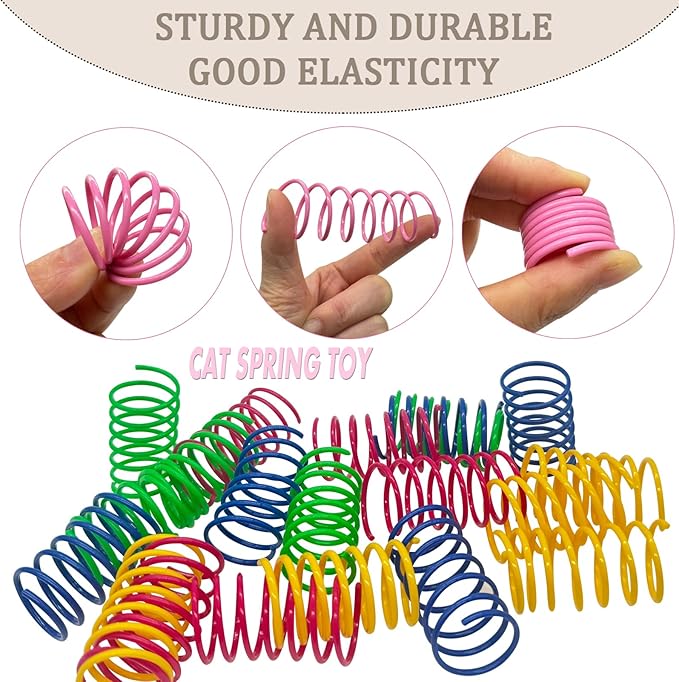 HerMia Cat Toys Bulk, Interactive Kitten Toys Variety Pack for Indoor Cats 84 Pieces